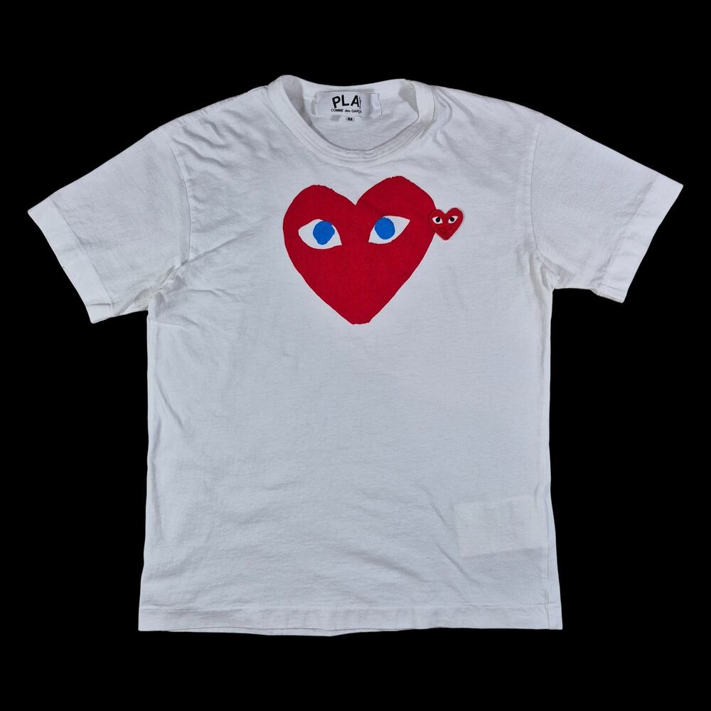 (M) Comme des Garcon Play Red Heart T-Shirt
